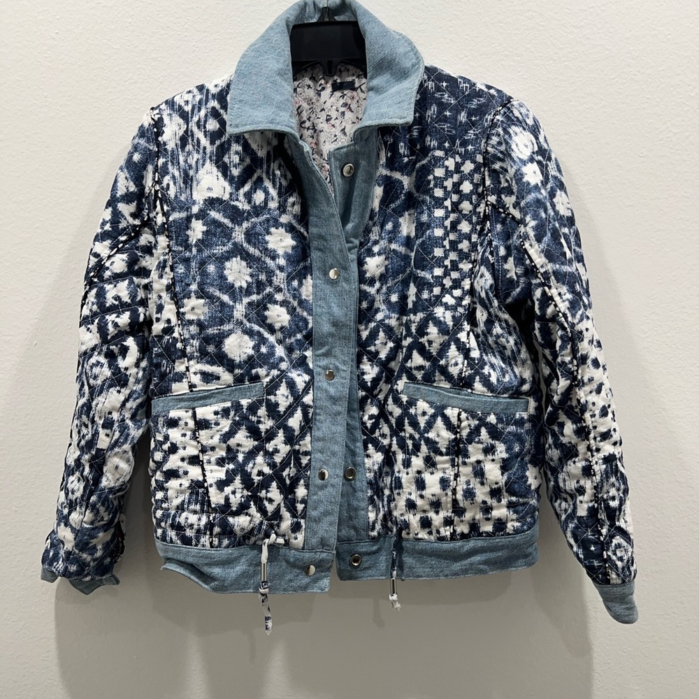 Anthropology Reversible Patch Work Jacket - image 3